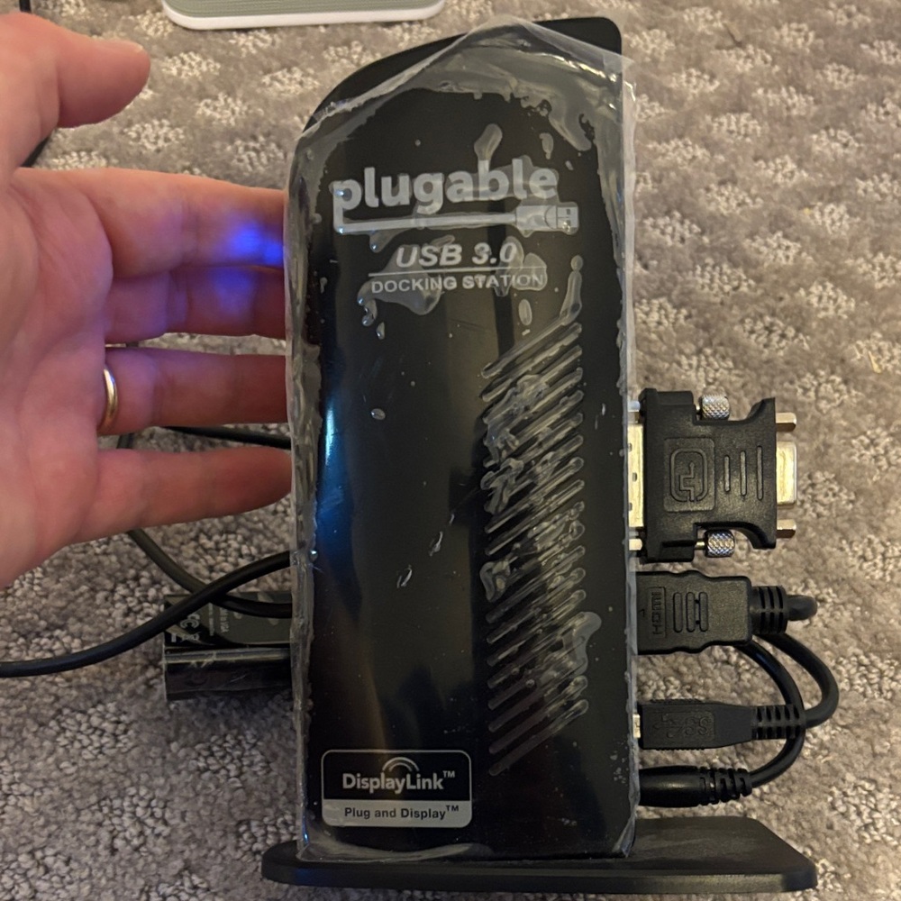Black USB 3.0 Docking Station